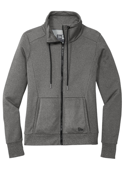 Custom New Era Women's Performance Terry Full-Zip Cowl LNEA530
