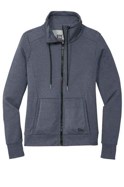 Custom New Era Women's Performance Terry Full-Zip Cowl LNEA530