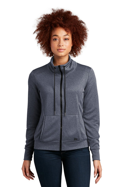 Custom New Era Women's Performance Terry Full-Zip Cowl LNEA530