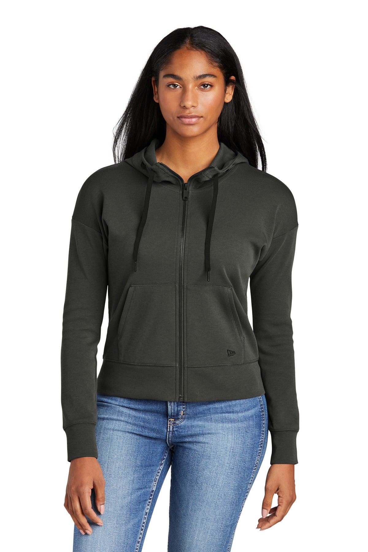 Custom New Era Women's STS Full-Zip Hoodie LNEA540