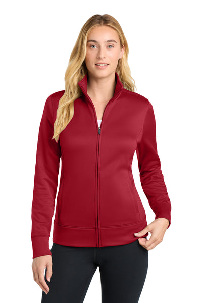Custom Personalized Sport-Tek ®  Women's Sport-Wick ®  Fleece Full-Zip Jacket.  LST241