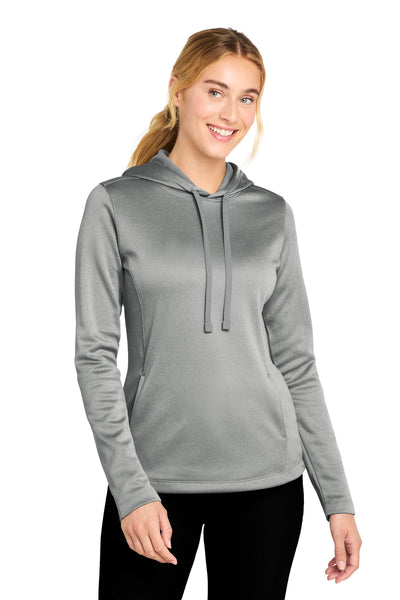 Custom Personalized Sport-Tek  ®  Women's PosiCharge  ®  Sport-Wick  ®  Heather Fleece Hooded Pullover. LST264