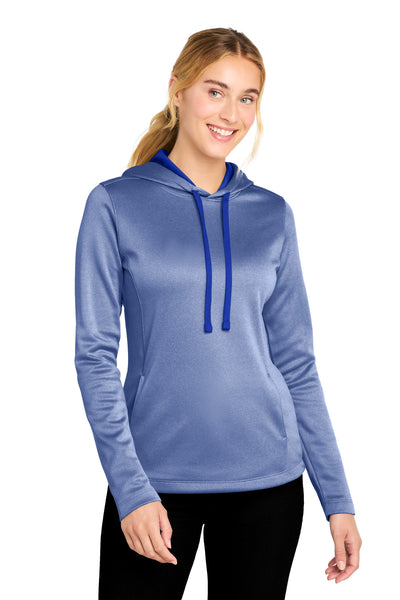 Custom Personalized Sport-Tek  ®  Women's PosiCharge  ®  Sport-Wick  ®  Heather Fleece Hooded Pullover. LST264