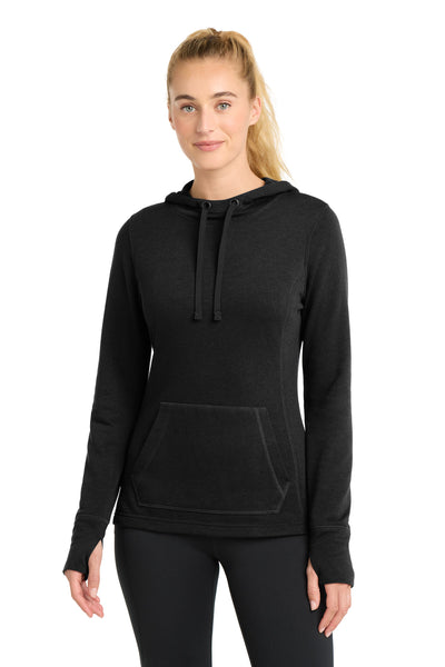 Custom Personalized Sport-Tek  ®  Women's PosiCharge  ®  Tri-Blend Wicking Fleece Hooded Pullover. LST296