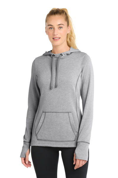 Custom Personalized Sport-Tek  ®  Women's PosiCharge  ®  Tri-Blend Wicking Fleece Hooded Pullover. LST296