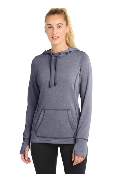 Custom Personalized Sport-Tek  ®  Women's PosiCharge  ®  Tri-Blend Wicking Fleece Hooded Pullover. LST296