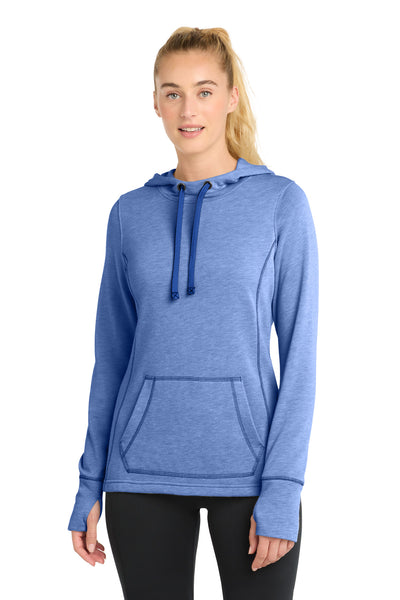 Custom Personalized Sport-Tek  ®  Women's PosiCharge  ®  Tri-Blend Wicking Fleece Hooded Pullover. LST296