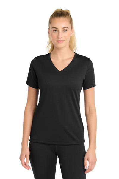 Custom Personalized Sport-Tek ®  Women's PosiCharge ®  RacerMesh ®  V-Neck Tee. LST340