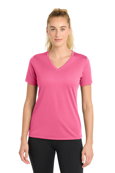 Custom Personalized Sport-Tek ®  Women's PosiCharge ®  RacerMesh ®  V-Neck Tee. LST340