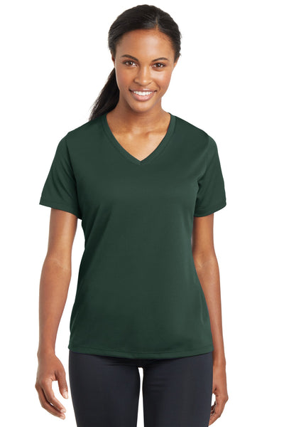 Custom Personalized Sport-Tek ®  Women's PosiCharge ®  RacerMesh ®  V-Neck Tee. LST340