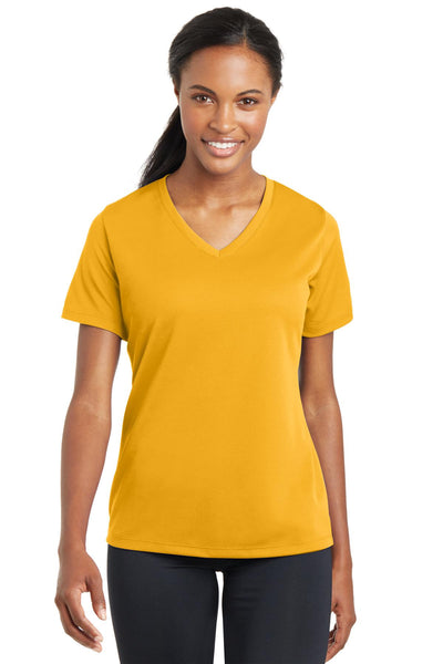 Custom Personalized Sport-Tek ®  Women's PosiCharge ®  RacerMesh ®  V-Neck Tee. LST340