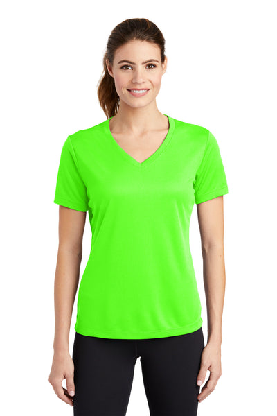 Custom Personalized Sport-Tek ®  Women's PosiCharge ®  RacerMesh ®  V-Neck Tee. LST340