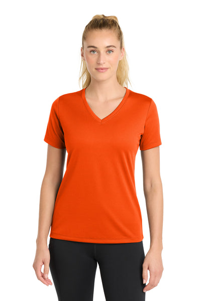 Custom Personalized Sport-Tek ®  Women's PosiCharge ®  RacerMesh ®  V-Neck Tee. LST340