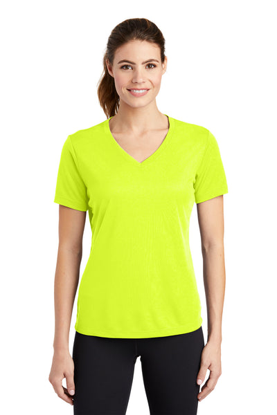 Custom Personalized Sport-Tek ®  Women's PosiCharge ®  RacerMesh ®  V-Neck Tee. LST340
