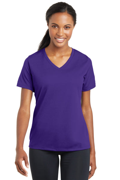 Custom Personalized Sport-Tek ®  Women's PosiCharge ®  RacerMesh ®  V-Neck Tee. LST340