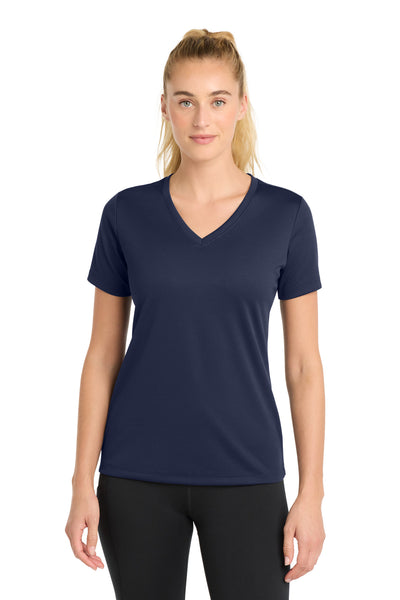Custom Personalized Sport-Tek ®  Women's PosiCharge ®  RacerMesh ®  V-Neck Tee. LST340