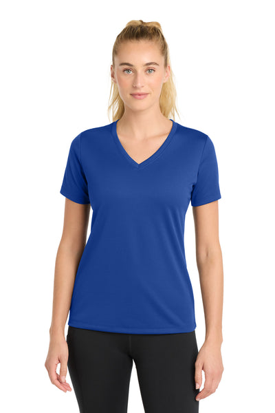 Custom Personalized Sport-Tek ®  Women's PosiCharge ®  RacerMesh ®  V-Neck Tee. LST340
