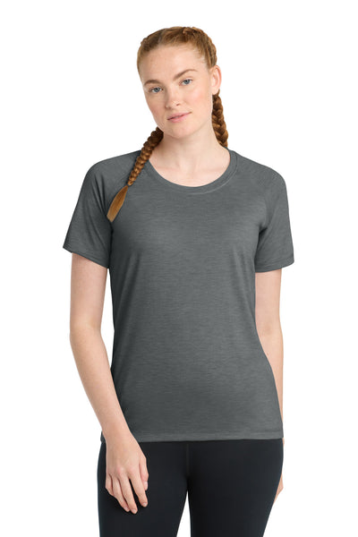 Custom Personalized Sport-Tek  ®  Women's PosiCharge  ®  Tri-Blend Wicking Scoop Neck Raglan Tee. LST400