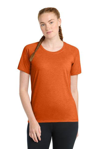 Custom Personalized Sport-Tek  ®  Women's PosiCharge  ®  Tri-Blend Wicking Scoop Neck Raglan Tee. LST400