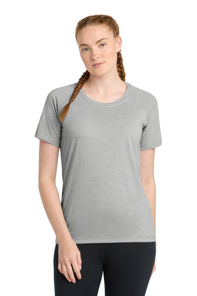 Custom Personalized Sport-Tek  ®  Women's PosiCharge  ®  Tri-Blend Wicking Scoop Neck Raglan Tee. LST400