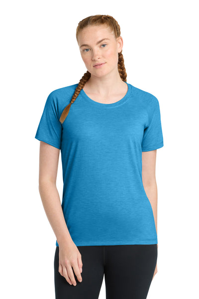 Custom Personalized Sport-Tek  ®  Women's PosiCharge  ®  Tri-Blend Wicking Scoop Neck Raglan Tee. LST400