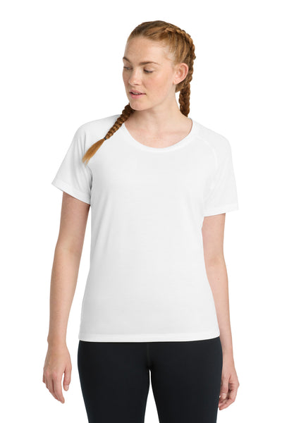 Custom Personalized Sport-Tek  ®  Women's PosiCharge  ®  Tri-Blend Wicking Scoop Neck Raglan Tee. LST400