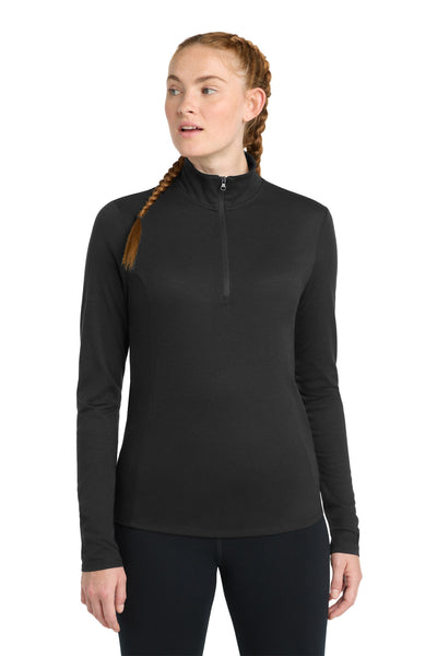 Custom Personalized Sport-Tek  ®  Women's PosiCharge  ®  Tri-Blend Wicking 1/4-Zip Pullover. LST407