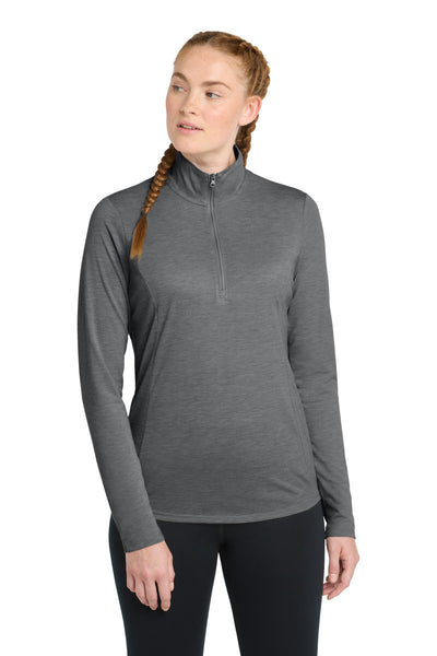 Custom Personalized Sport-Tek  ®  Women's PosiCharge  ®  Tri-Blend Wicking 1/4-Zip Pullover. LST407