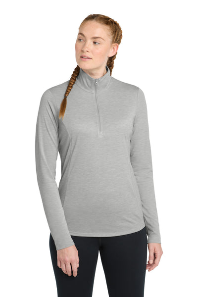 Custom Personalized Sport-Tek  ®  Women's PosiCharge  ®  Tri-Blend Wicking 1/4-Zip Pullover. LST407