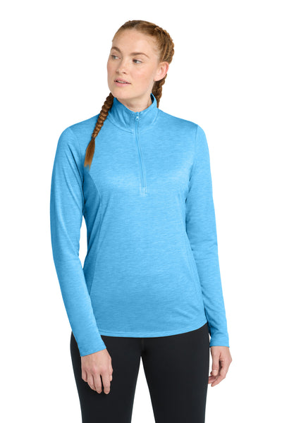 Custom Personalized Sport-Tek  ®  Women's PosiCharge  ®  Tri-Blend Wicking 1/4-Zip Pullover. LST407