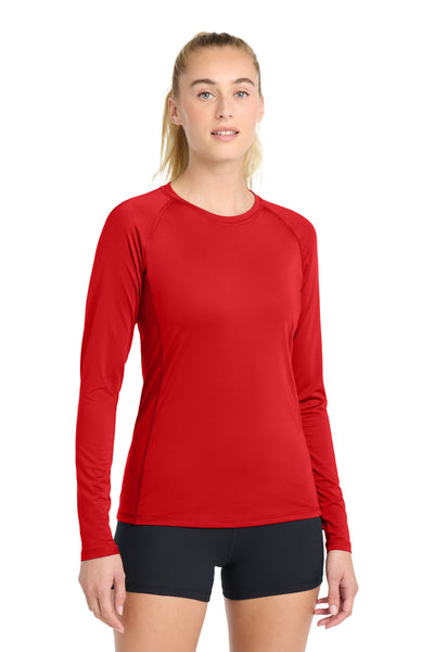 Custom Personalized Sport-Tek  ®  Women's Long Sleeve Rashguard Tee. LST470LS