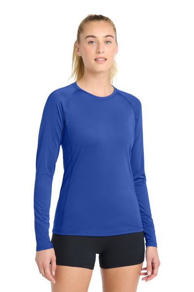 Custom Personalized Sport-Tek  ®  Women's Long Sleeve Rashguard Tee. LST470LS