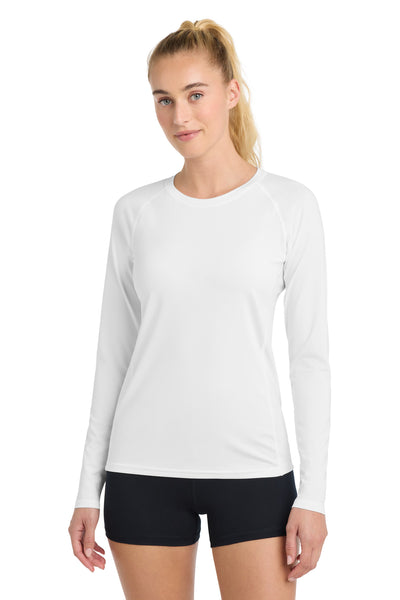 Custom Personalized Sport-Tek  ®  Women's Long Sleeve Rashguard Tee. LST470LS