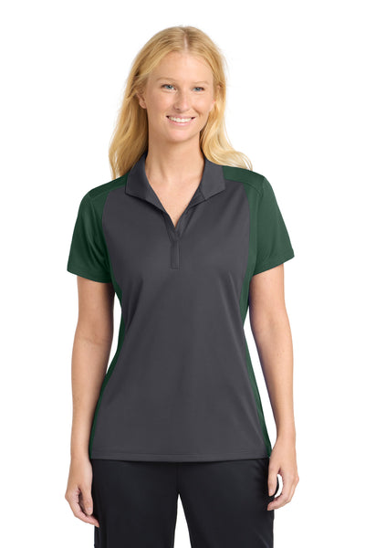 Custom Personalized Sport-Tek ®  Women's Colorblock Micropique Sport-Wick ®  Polo. LST652