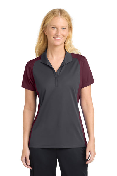 Custom Personalized Sport-Tek ®  Women's Colorblock Micropique Sport-Wick ®  Polo. LST652