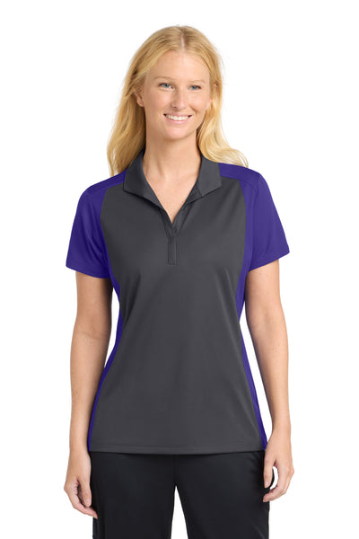 Custom Personalized Sport-Tek ®  Women's Colorblock Micropique Sport-Wick ®  Polo. LST652