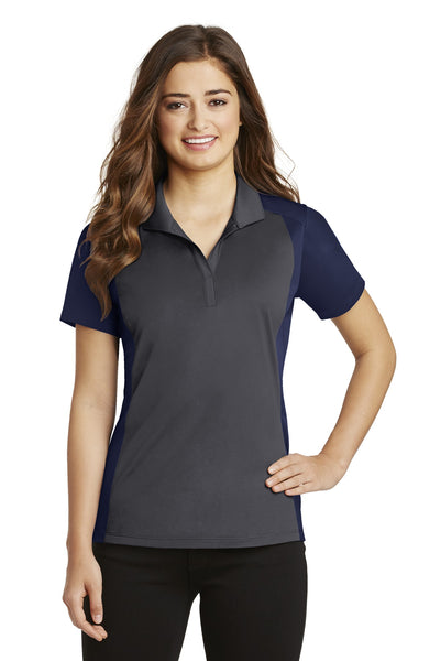 Custom Personalized Sport-Tek ®  Women's Colorblock Micropique Sport-Wick ®  Polo. LST652