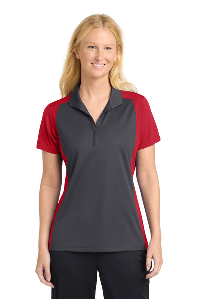 Custom Personalized Sport-Tek ®  Women's Colorblock Micropique Sport-Wick ®  Polo. LST652