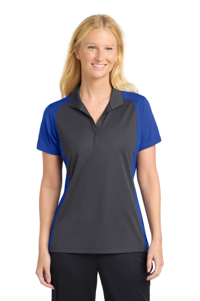 Custom Personalized Sport-Tek ®  Women's Colorblock Micropique Sport-Wick ®  Polo. LST652
