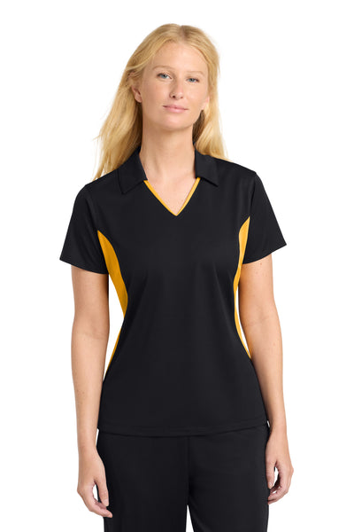 Custom Personalized Sport-Tek ®  Women's Side Blocked Micropique Sport-Wick ®  Polo. LST655