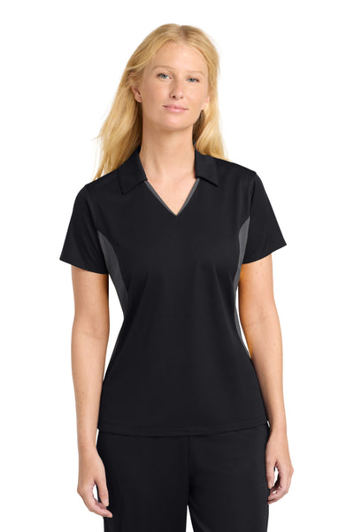 Custom Personalized Sport-Tek ®  Women's Side Blocked Micropique Sport-Wick ®  Polo. LST655