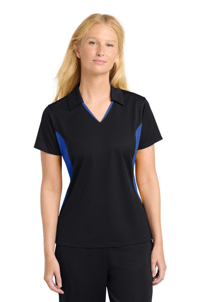 Custom Personalized Sport-Tek ®  Women's Side Blocked Micropique Sport-Wick ®  Polo. LST655