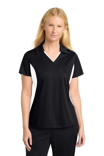 Custom Personalized Sport-Tek ®  Women's Side Blocked Micropique Sport-Wick ®  Polo. LST655