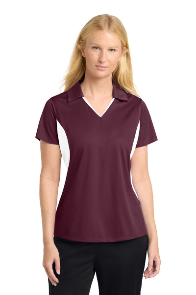 Custom Personalized Sport-Tek ®  Women's Side Blocked Micropique Sport-Wick ®  Polo. LST655