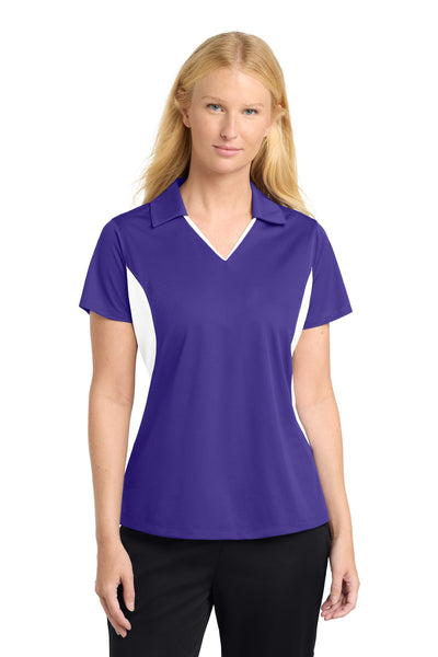 Custom Personalized Sport-Tek ®  Women's Side Blocked Micropique Sport-Wick ®  Polo. LST655