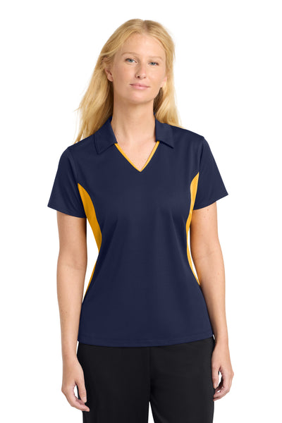 Custom Personalized Sport-Tek ®  Women's Side Blocked Micropique Sport-Wick ®  Polo. LST655