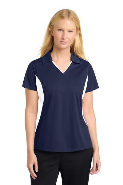 Custom Personalized Sport-Tek ®  Women's Side Blocked Micropique Sport-Wick ®  Polo. LST655