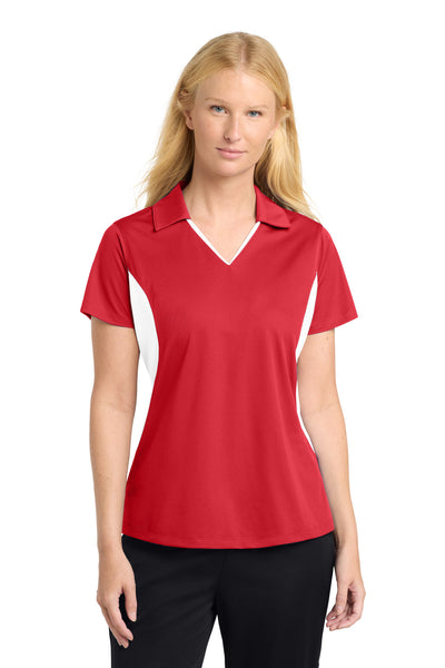 Custom Personalized Sport-Tek ®  Women's Side Blocked Micropique Sport-Wick ®  Polo. LST655
