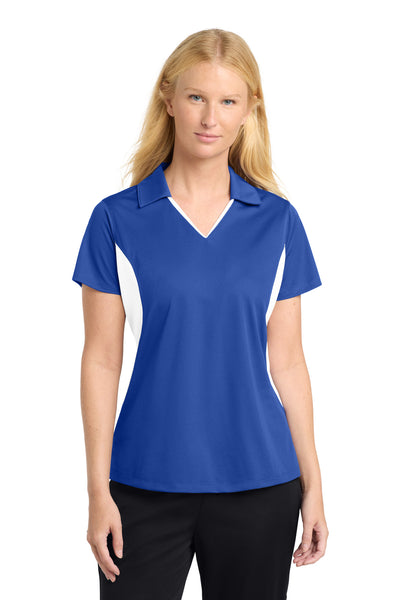 Custom Personalized Sport-Tek ®  Women's Side Blocked Micropique Sport-Wick ®  Polo. LST655