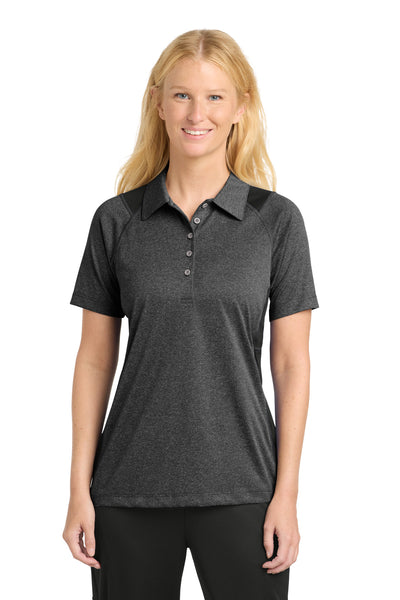 Custom Personalized Sport-Tek ®  Women's Heather Colorblock Contender   Polo. LST665